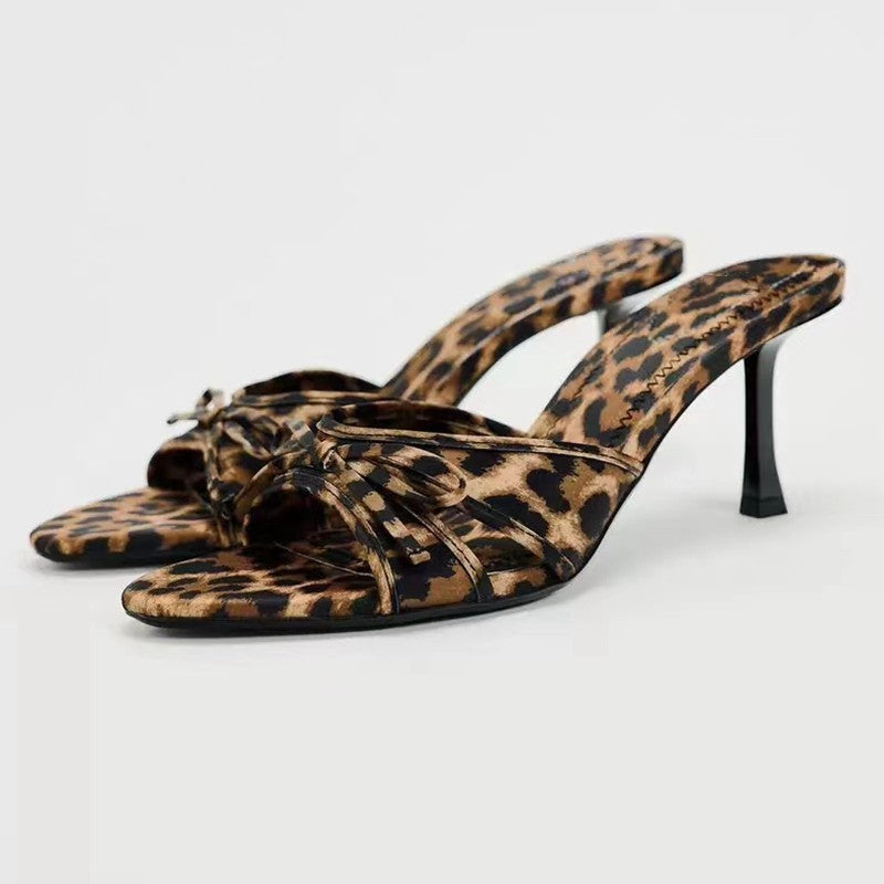 Cheetahlicious kitten heels